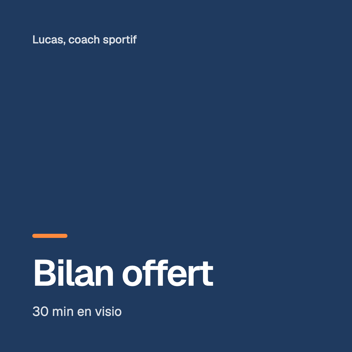 Bilan offert